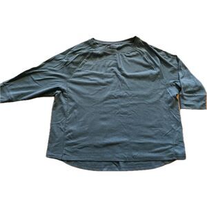 Eddie Bauer Half Sleeve Green Shirt Sweater Women’s Reg L